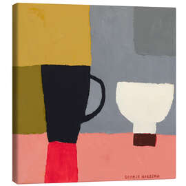 Canvas print Cup and Bowl - Sophie Harding