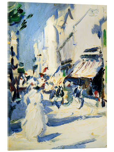 Tableau en verre acrylique Street in Paris - Samuel John Peploe, 1907