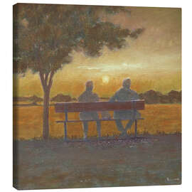 Lærredsbillede Sunset - Simon Cook
