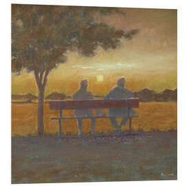 Hartschaumbild Sunset