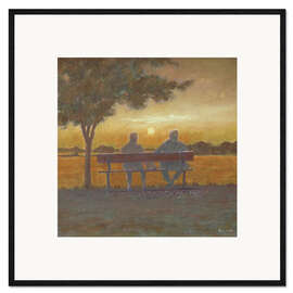 Gerahmter Kunstdruck Sunset