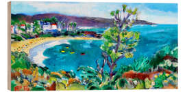 Tableau en bois Crescent Bay, Laguna Beach