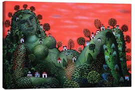 Tableau sur toile Summer - Tamas Galambos, 1981