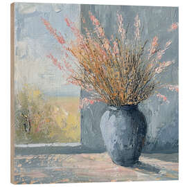 Quadro de madeira Honeybloom Flower Vase - Gina Kelly