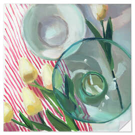 Autocolante decorativo Cut Tulips
