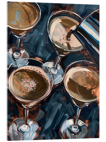 Acrylglasbild Espresso Martini