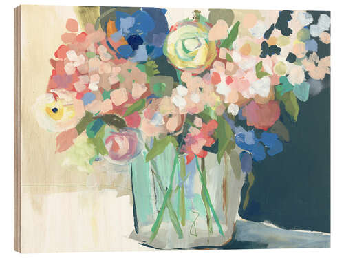 Wood print Welcome Bouquet