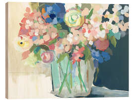 Wood print Welcome Bouquet - Jenny Westenhofer