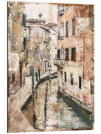 Alubild Rustikales Venedig - Willow Studio