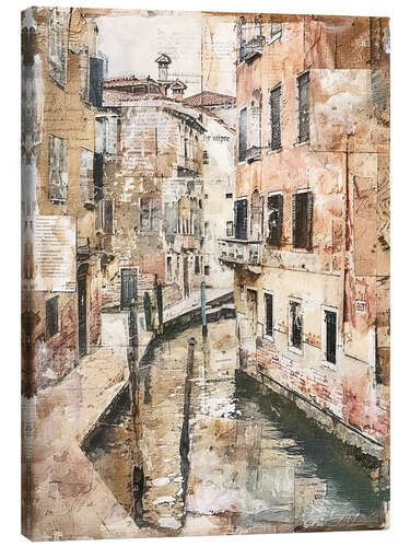 Leinwandbild Rustikales Venedig