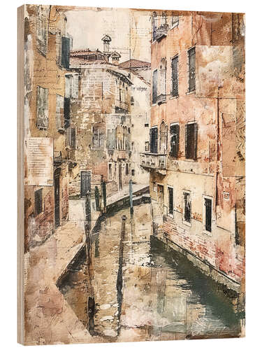 Obraz na drewnie Rustic Venice