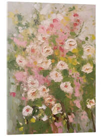Acrylglasbild Abstrakte Frühlingsblumen - LSR Design Studio