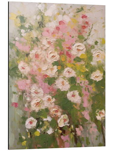 Tableau en aluminium Abstract Spring Floral