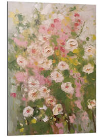 Tableau en aluminium Abstract Spring Floral - LSR Design Studio