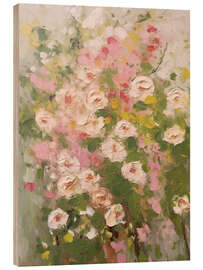 Cuadro de madera Abstract Spring Floral - LSR Design Studio