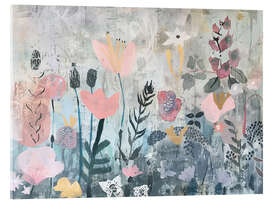 Tableau en verre acrylique Spring Landscape - LSR Design Studio