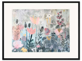 Gerahmter Kunstdruck Frühlingslandschaft