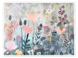 Wall print Spring Landscape - LSR Design Studio