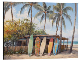 Obraz na aluminium Coastal Surfboards - LSR Design Studio