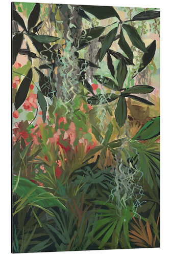 Aluminium print Jungle