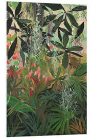 Hartschaumbild Dschungel