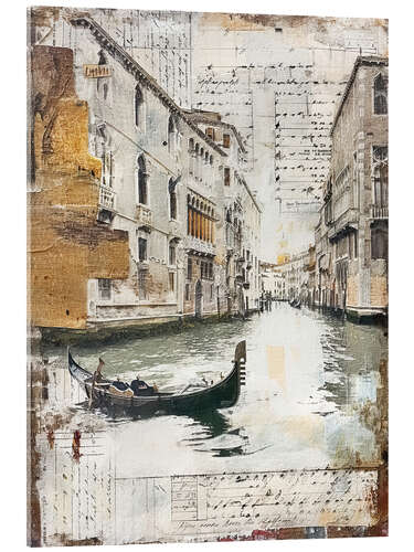 Akrylglastavla Venetian notes