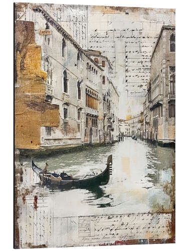 Quadro em alumínio Venetian notes