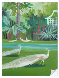 Selvklæbende plakat Peacocks