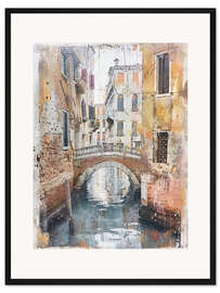 Gerahmter Kunstdruck Old Venice