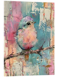 Acrylic print Pastel Bird II - RileyB