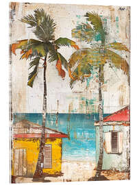 Obraz na szkle akrylowym Caribbean Canvas - LSR Design Studio