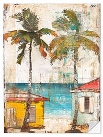 Wall sticker Caribbean Canvas