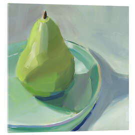 Tableau en verre acrylique P is for Pear - Jenny Westenhofer