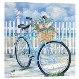 Acrylic print Rosemary Beach Bicycle - Paul Brent