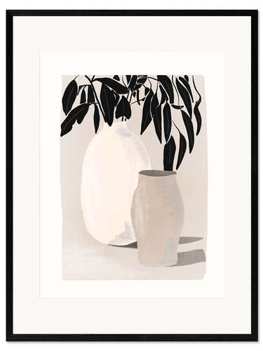 Plakat artystyczny premium w ramie Vase Plant