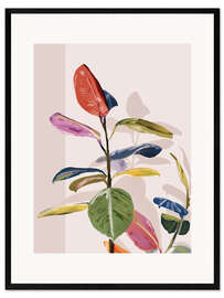 Plakat artystyczny premium w ramie House Plant II