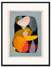 Gerahmter Kunstdruck Modern Abstract