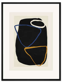 Gerahmter Kunstdruck Abstract Line VII