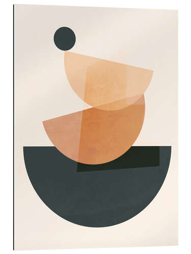 Stampa su plexi-alluminio Minimal Abstract Shapes II