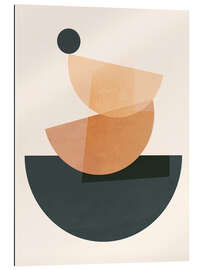 Stampa su plexi-alluminio Minimal Abstract Shapes II