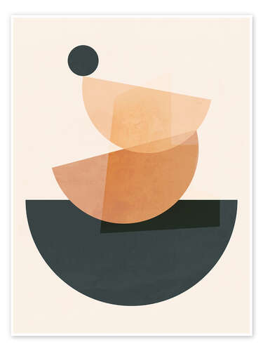 Poster Minimal Abstract Shapes II