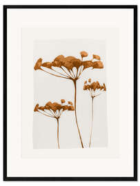 Impresión de arte enmarcada Minimal Plant IV