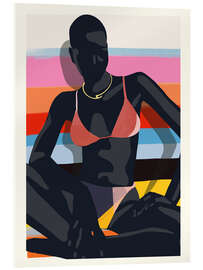 Acrylic print Tropical Girl V