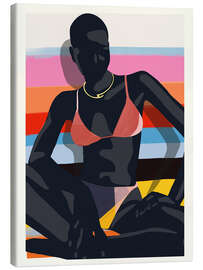 Tableau sur toile Tropical Girl V
