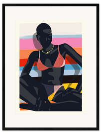 Stampa artistica con cornice Tropical Girl V