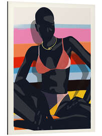 Magnettafel Tropisches Mädchen V