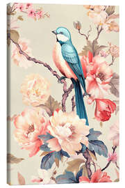 Leinwandbild Spring Bird Romance