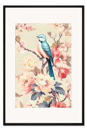 Gerahmter Kunstdruck Spring Bird Romance