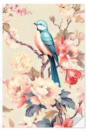 Naklejka na ścianę Spring Bird Romance