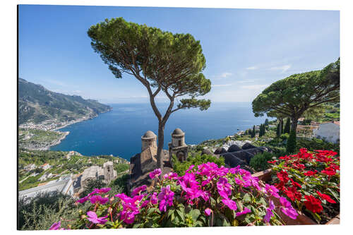 Aluminium print Garden of Villa Rufolo, Ravello, Italy